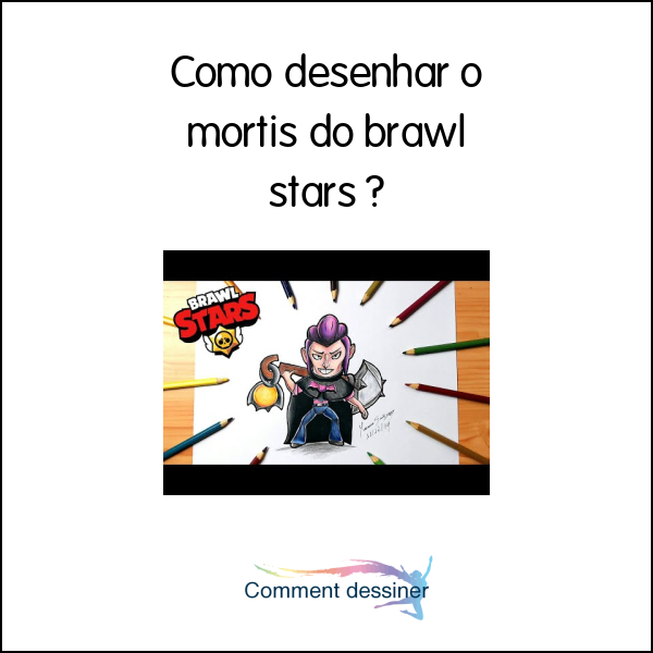 Como desenhar o mortis do brawl stars